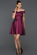 Короткое Вечернее Платье Фиолетовый AB8036