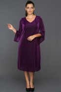 Вечернее Платье Свободного Кроя Пурпурный AB2201