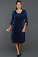 Вечернее Платье Свободного Кроя Ярко-синий AB2201