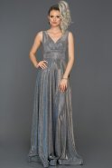 Длинное Помолвочное Платье Ярко-синий ABU082