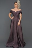 Длинное Помолвочное Платье Фиолетовый ABU252