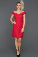 Короткое Платье На Приглашение красный ABK129