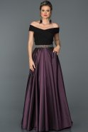 Длинное Помолвочное Платье Фиолетовый ABU205