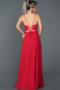 Длинное Выпускное Платье красный ABU154