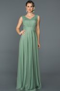 Длинное Вечернее Платье Бирюзовый ABU056
