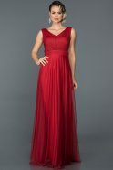 Длинное Вечернее Платье красный ABU056