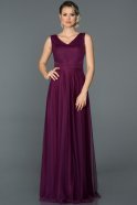 Длинное Вечернее Платье Фиолетовый ABU056