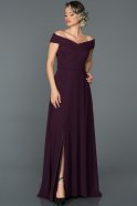 Длинное Помолвочное Платье Пурпурный ABU057