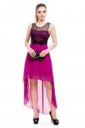 Длинное Вечернее Платье Пурпурный T2080
