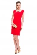 Короткое Вечернее Платье красный T2082