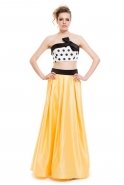 Длинное Вечернее Платье Лимонный AL8370
