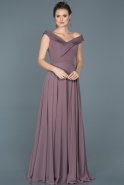 Длинное Помолвочное Платье Лавандовый ABU012