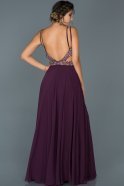 Длинное Помолвочное Платье Фиолетовый ABU416