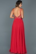 Длинное Помолвочное Платье красный ABU416