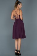 Короткое Платье На Приглашение Фиолетовый ABK198