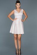 Короткое Выпускное Платье розовый ABK185