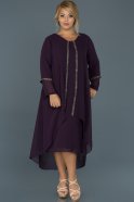 Вечернее Платье Большого Размера Фиолетовый ABK220