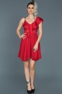 Короткое Платье На Приглашение красный ABK280