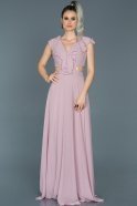 Длинное Помолвочное Платье Лиловый ABU072