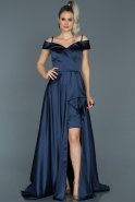 Помолвочное Платье Со Шлейфом Темно-синий ABU502