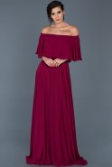 Длинное Вечернее Платье Фиолетовый ABU267