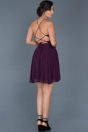 Короткое Платье На Приглашение Пурпурный ABK027