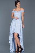 Длинное Вечернее Платье Светло-синий ABO001