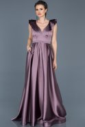 Длинное Помолвочное Платье Лавандовый ABU576