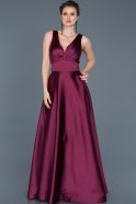 Длинное Помолвочное Платье Сливовый ABU577