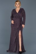 Вечернее Платье Большого Размера Пурпурный ABU595
