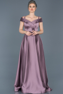 Длинное Помолвочное Платье Лавандовый ABU578