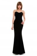 Длинное Вечернее Платье Черный MT15-148