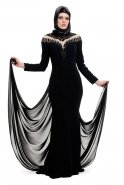 Вечерняя Одежда Хиджаб Черный K4349377