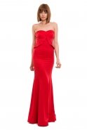 Длинное Вечернее Платье красный C3207