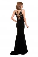 Длинное Вечернее Платье Черный MT15-037