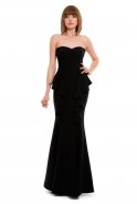 Длинное Вечернее Платье Черный MT15-018