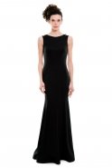 Длинное Вечернее Платье Черный C3169