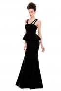 Длинное Вечернее Платье Черный MT15-070