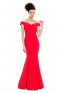 Длинное Вечернее Платье красный MT15-066