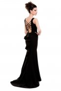 Длинное Вечернее Платье Черный MT15-025