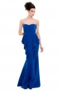 Длинное Вечернее Платье Ярко-синий MT15-018