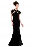 Длинное Вечернее Платье Черный MT15-008