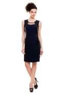 Короткое Вечернее Платье Темно-синий C5165