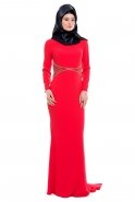 Вечерняя Одежда Хиджаб красный K4349375