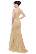Длинное Вечернее Платье Золотой C3189