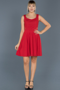 Короткое Вечернее Платье красный ABK003