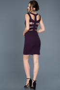 Короткое Платье На Приглашение Фиолетовый ABK409
