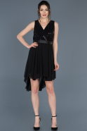 Короткое Платье На Приглашение Черный ABK418