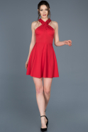 Короткое Платье На Приглашение красный ABK392