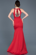 Длинное Пригласительное Платье красный ABU600